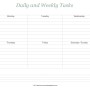 Daily-Weekly-Tasks