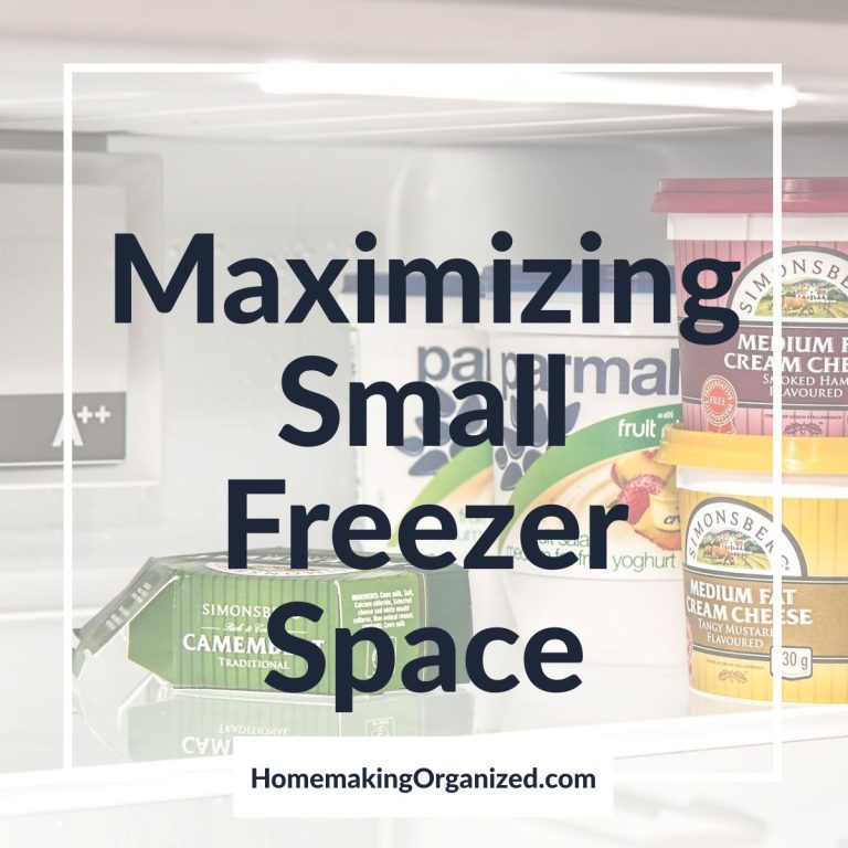 Maximizing Your Small Freezer Storage