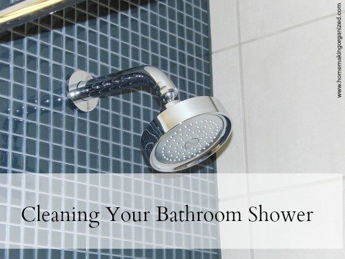 Tips for cleaning the bathroom shower. Including the shower doors.