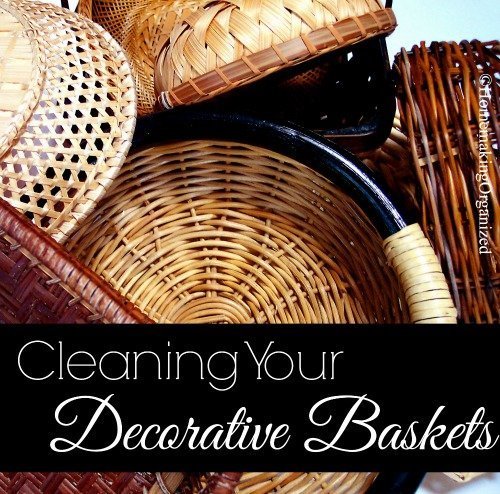 Cleaning the Wicker Baskets in Your Home