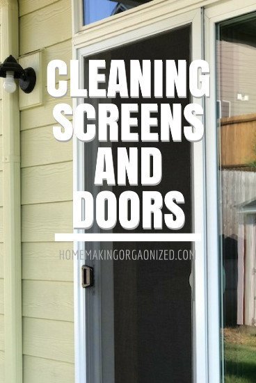 Cleaning Screens and Doors: Making a Great First Impression