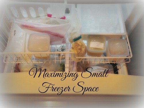 maximizing small freezer space