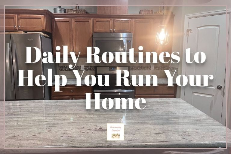 Clean kitchen counter