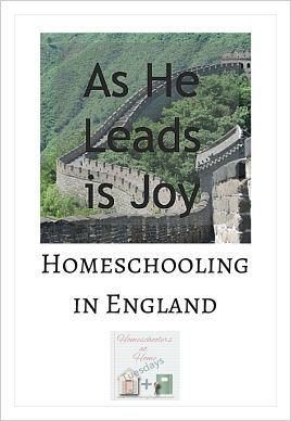 Beth from As He Leads is Joy – Homeschoolers at Home Tuesday