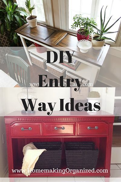 DIY Entry Way Ideas. Why Buy When You Can Make?