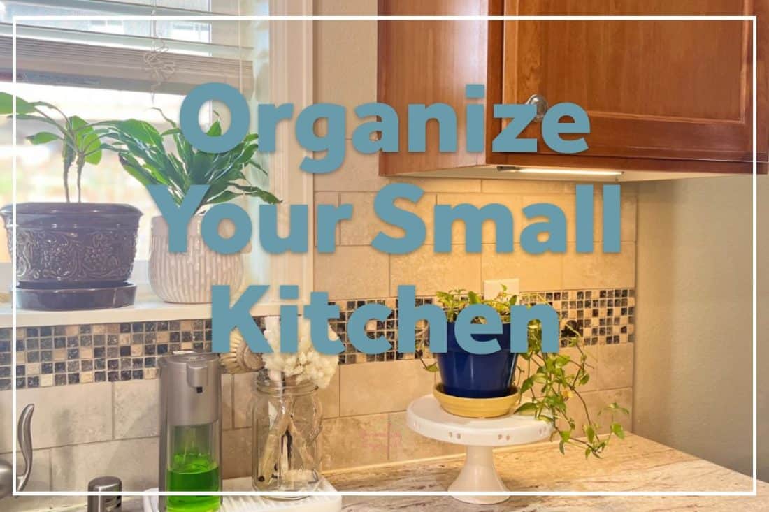 tidy kitchen sink