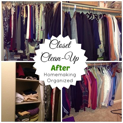 Closet Clean Up after