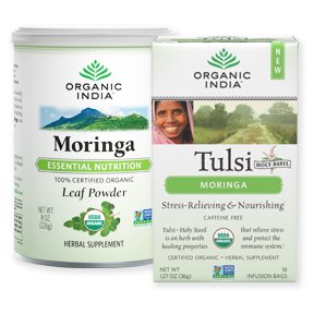 Moringa Powder by Organic India for Energy and Health