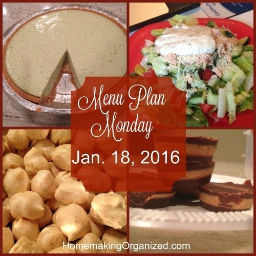 Monday Menu Plan January