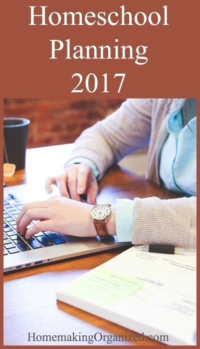 Planning the 2016-17 Homeschool Year