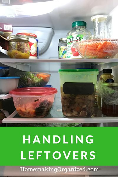 What to do with leftovers from your weeknight meals. What we do and some snazzy tips for dealing with those leftover meals.