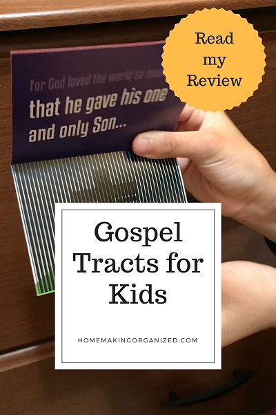 Let the Children Come Gospel Tracts - a Homeschool Review - Homemaking Organized