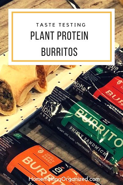 Alpha Burritos Made With Plant Protein – a Momsmeet Review