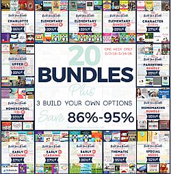 5th Annual Build Your Bundle Homeschool Sale!! (Limited Time)