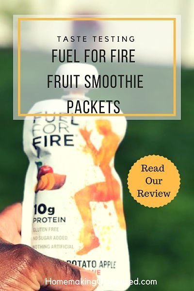 Read our Fuel for Fire Fruit Smoothie Review via Momsmeet.
