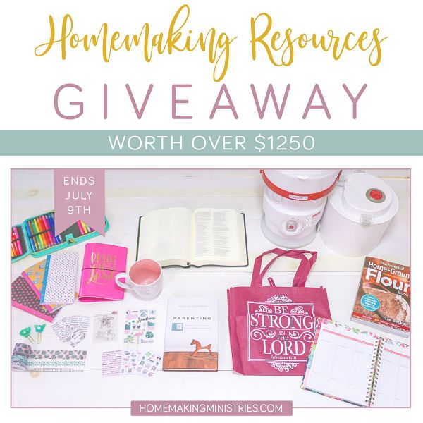 Homemaking Giveaway! July 2018