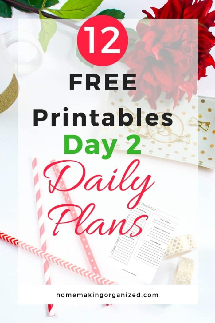 Free Daily Planner Pages 