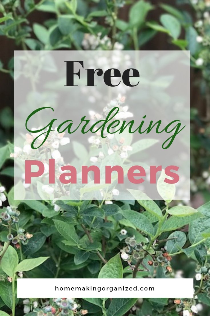 Free Gardening Planners