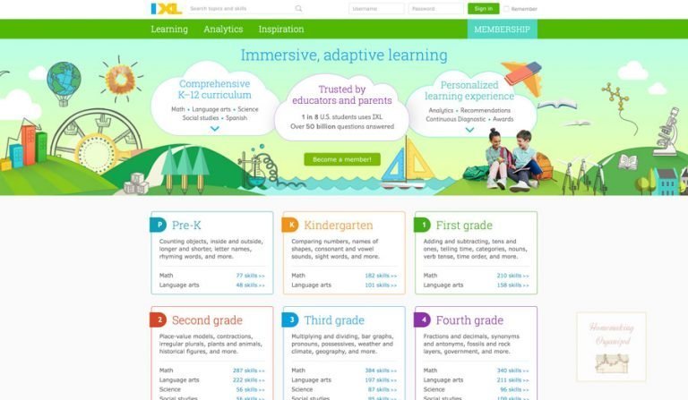 IXL LEarning for online skills practice: a HOmeschool Review