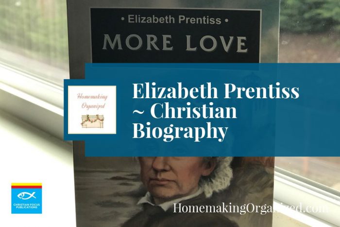 Elizabeth Prentiss a Homeschool book Review