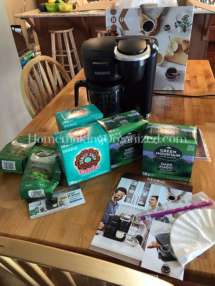 My Keurig® K-Duo EssentialsTM Coffee Maker haul from #momsmeet