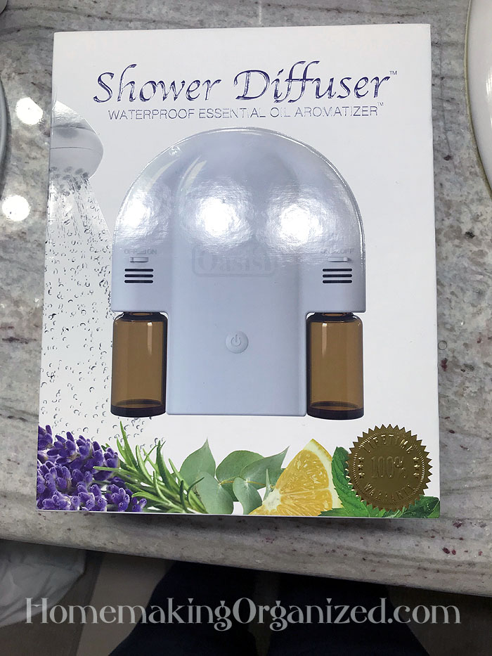 Shower Diffuser in the box from Oasis
