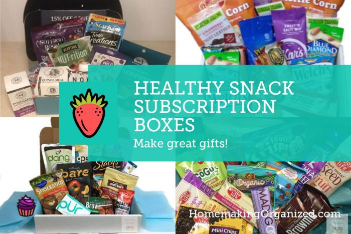 7 Healthy Snack Subscription Boxes to Gift or Enjoy!