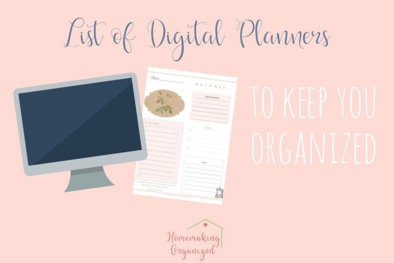 Round UP of Digital Planners to Help you Organize Your Life