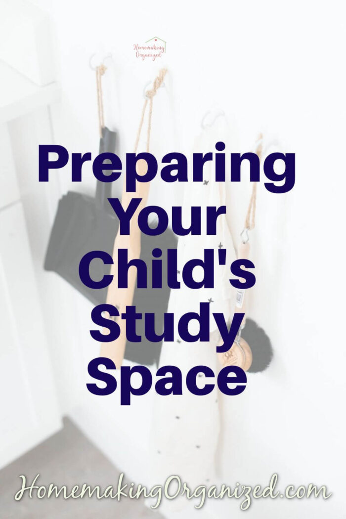 Preparing Your Child's Study Space