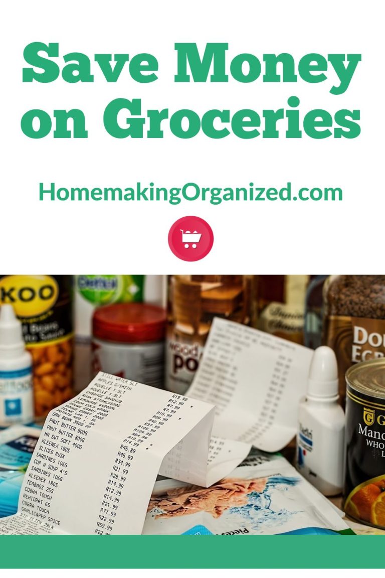 Save money on groceries. Grocery receipt.